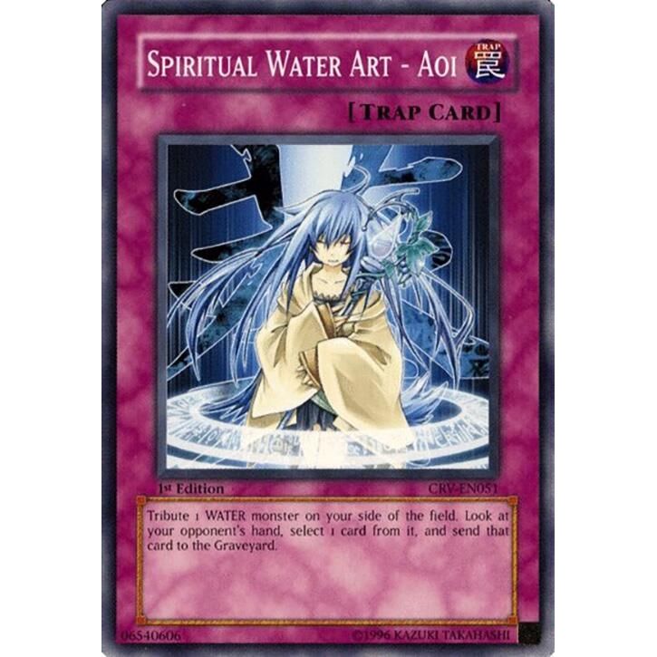 Image for Spiritual Water Art - Aoi (CRV-EN051) (CRV) - YuGiOh