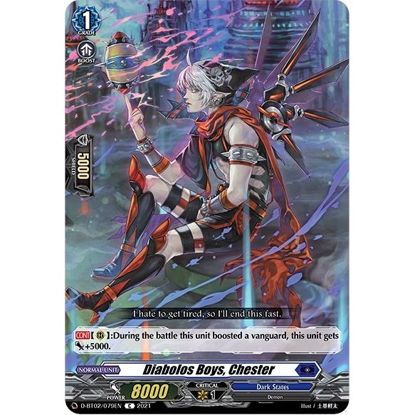 Image for Diabolos Boys, Chester (D-BT02/079EN) (D-BT02) - Cardfight Vanguard