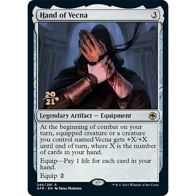Image for Hand of Vecna (246) (PRE) - Magic: The Gathering