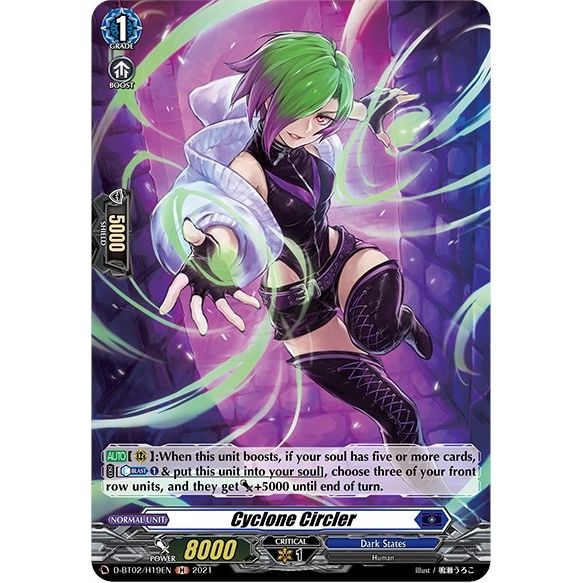 Image for Cyclone Circler (Holo) (D-BT02/H19EN) (D-BT02) - Cardfight Vanguard