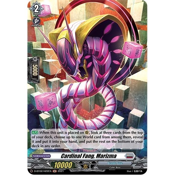 Image for Cardinal Fang, Marizma (Holo) (D-BT02/H22EN) (D-BT02) - Cardfight Vanguard