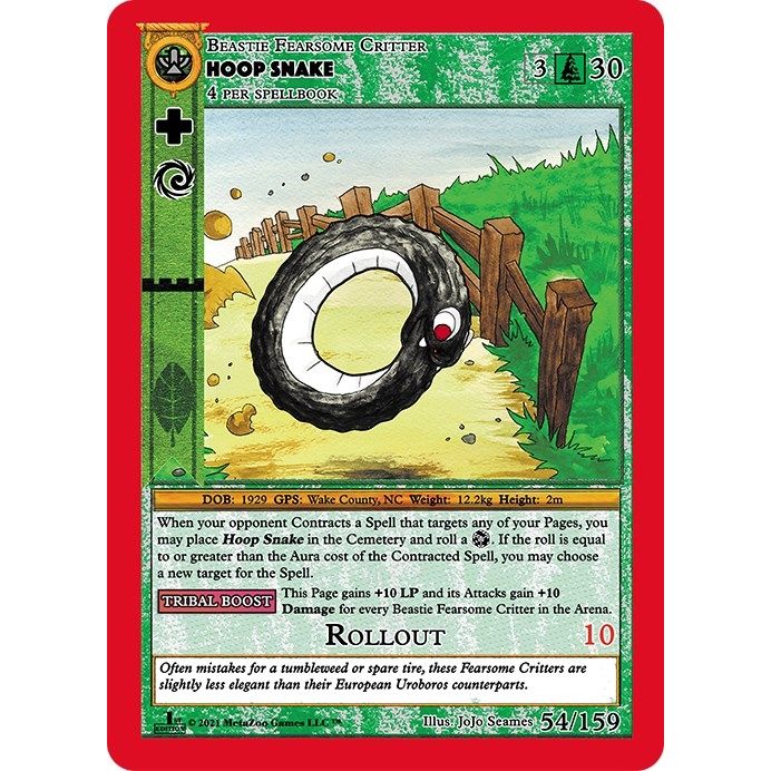 Image for Hoop Snake (54) (CNFE) - MetaZoo