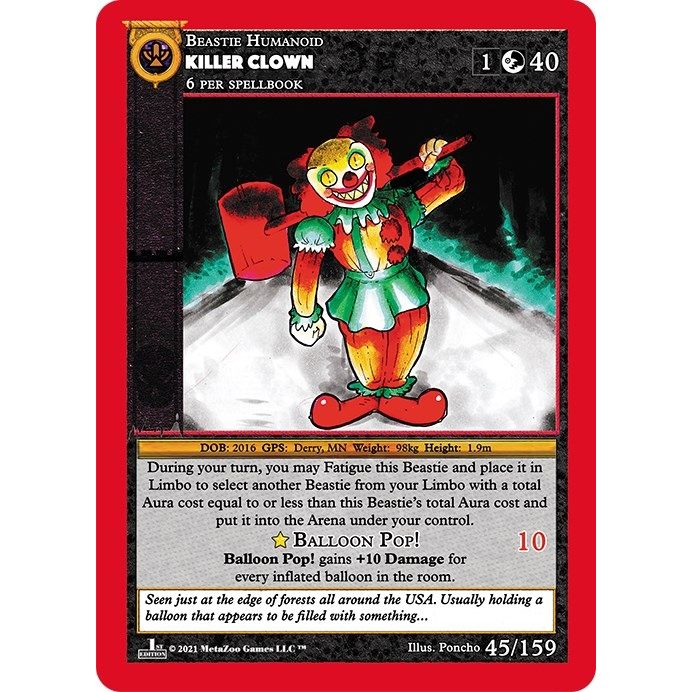 Image for Killer Clown (45) (CNFE) - MetaZoo