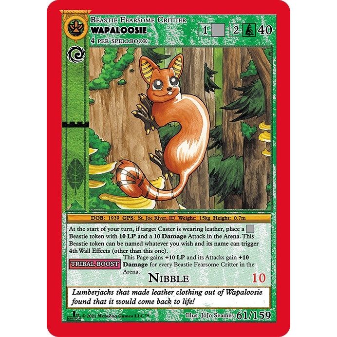 Image for Wapaloosie (61) (CNFE) - MetaZoo