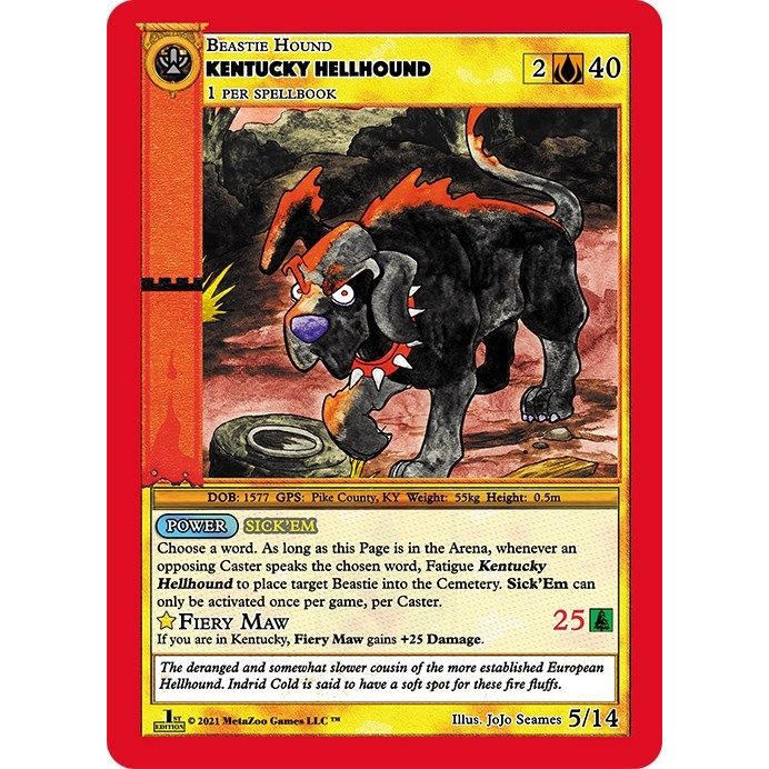 Image for Kentucky Hellhound (5) (CNFE-RE) - MetaZoo