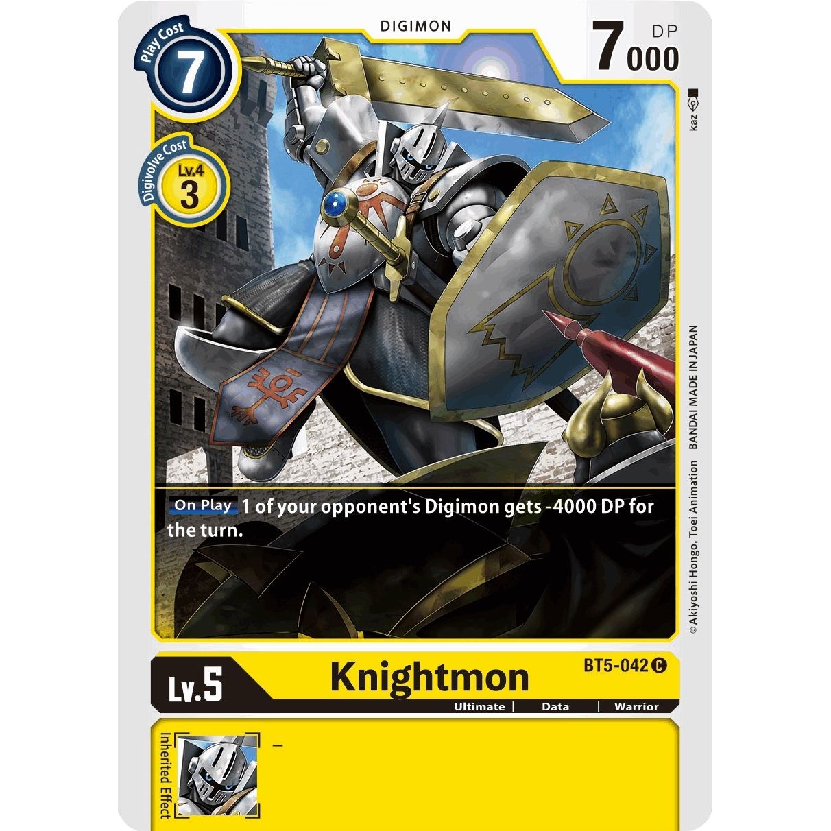 Image for Knightmon (BT5-042 C) (BT05) - Digimon Card Game