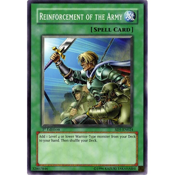 Image for Reinforcement of the Army (SD5-EN024) (SD5) - YuGiOh