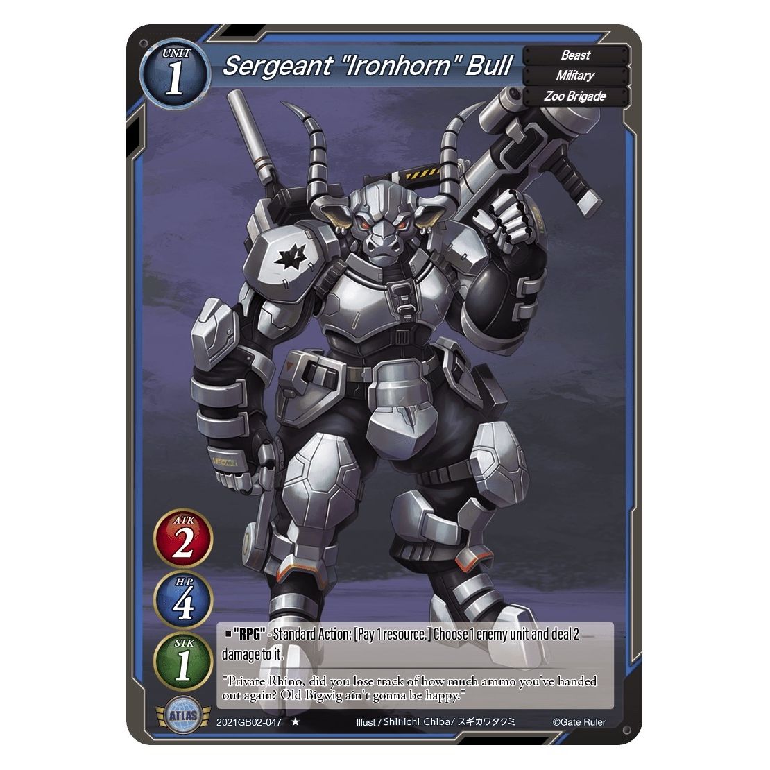 Image for Sergeant "Ironhorn" Bull (2021GB02-047) (GB02) - Gate Ruler