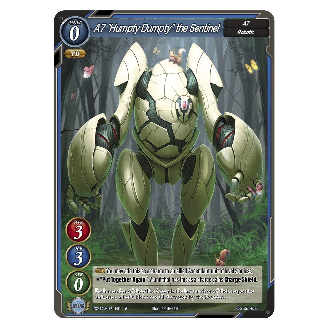 Image for A7 "Humpty Dumpty" the Sentinel (2021GB02-049) (GB02) - Gate Ruler