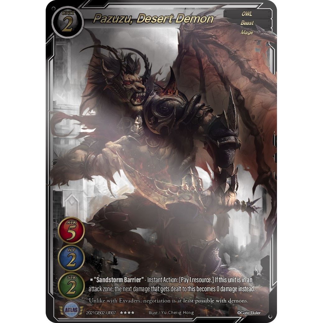 Image for Pazuzu, Desert Demon (Uber Rare) (2021GB02-UR07) (GB02) - Gate Ruler