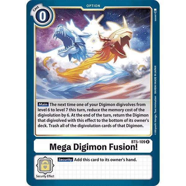 Image for Mega Digimon Fusion! (BT5-109 R) (BT05) - Digimon Card Game