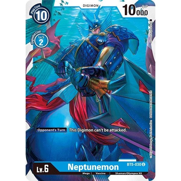 Image for Neptunemon (BT5-030 U) (BT05) - Digimon Card Game
