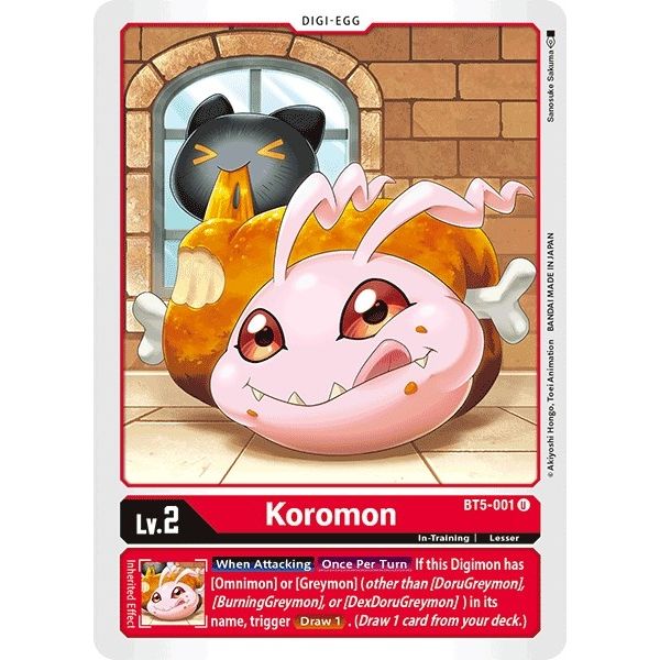 Image for Koromon (BT5-001 U) (BT05) - Digimon Card Game