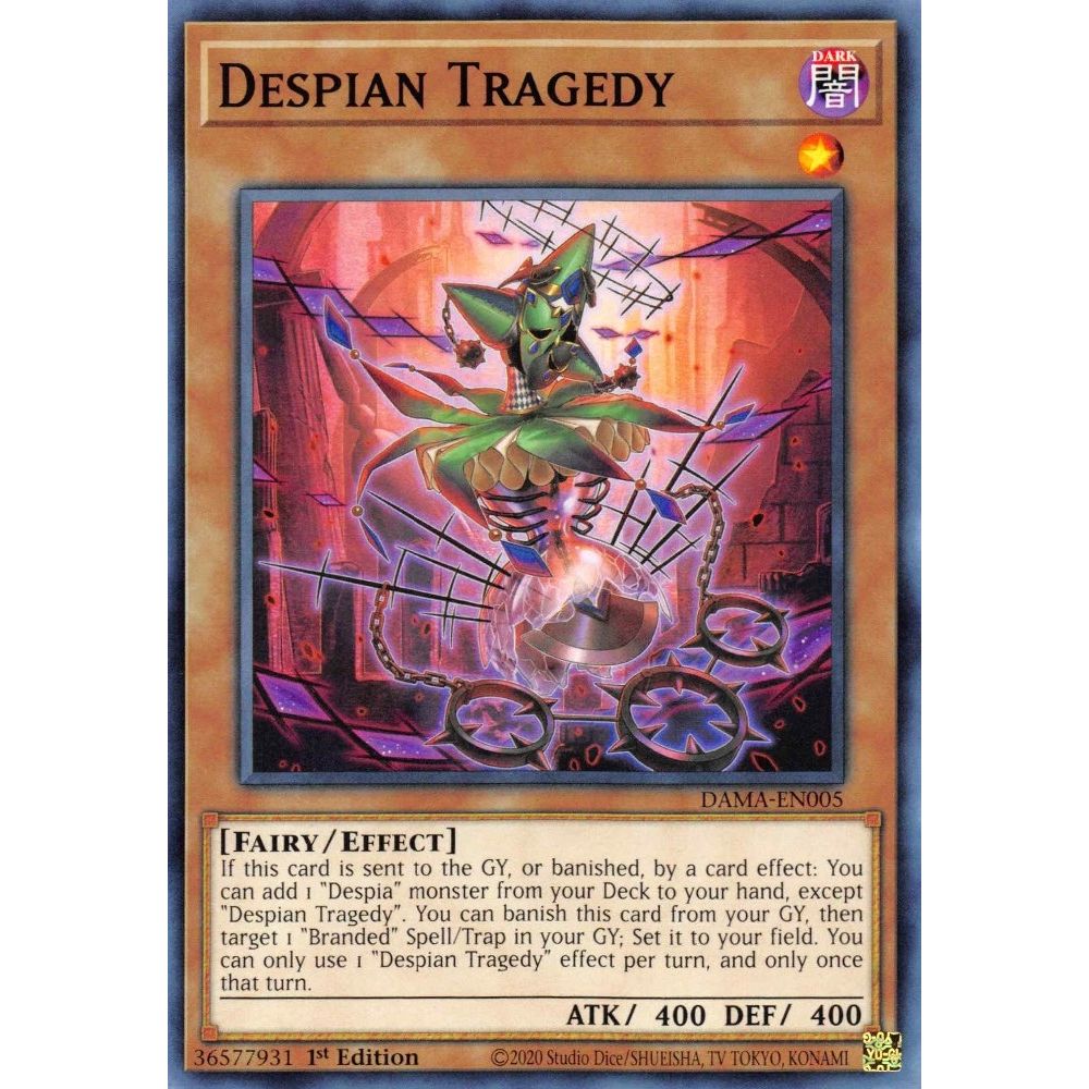 Image for Despian Tragedy (DAMA-EN005) (DAMA) - YuGiOh