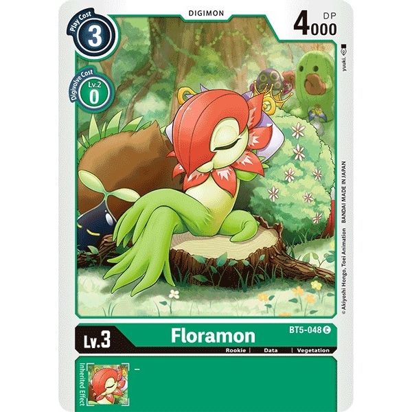 Image for Floramon (BT5-048 C) (BT05) - Digimon Card Game