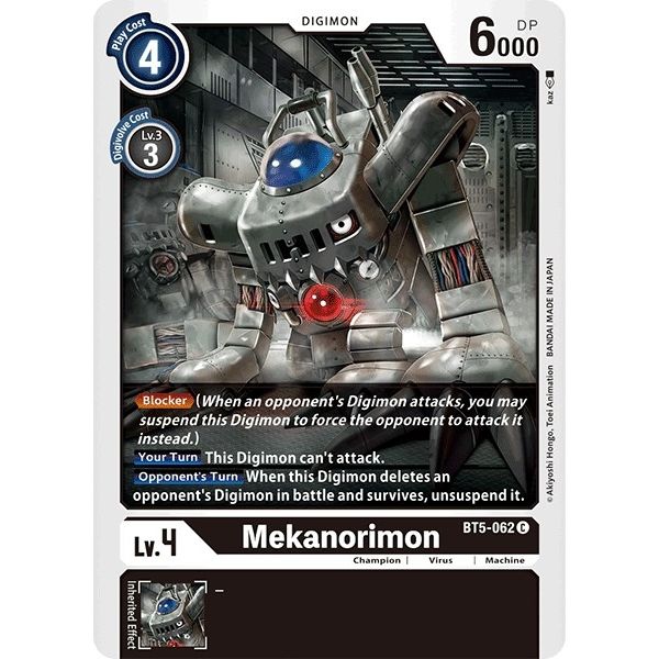 Image for Mekanorimon (BT5-062 C) (BT05) - Digimon Card Game