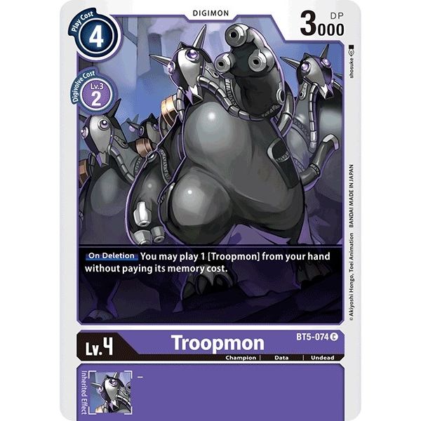 Image for Troopmon (BT5-074 C) (BT05) - Digimon Card Game