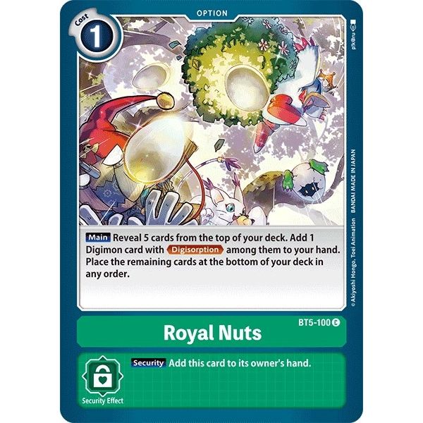 Image for Royal Nuts (BT5-100 C) (BT05) - Digimon Card Game