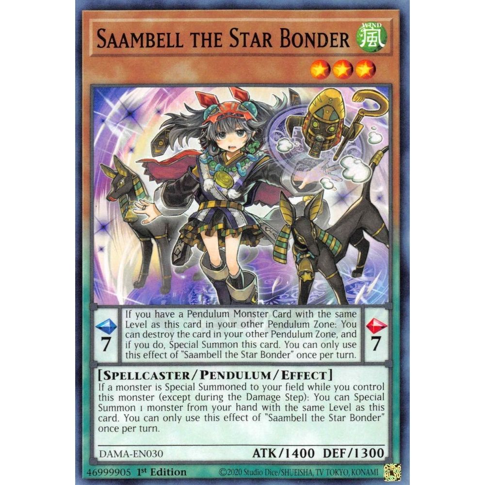 Image for Saambell the Star Bonder (DAMA-EN030) (DAMA) - YuGiOh