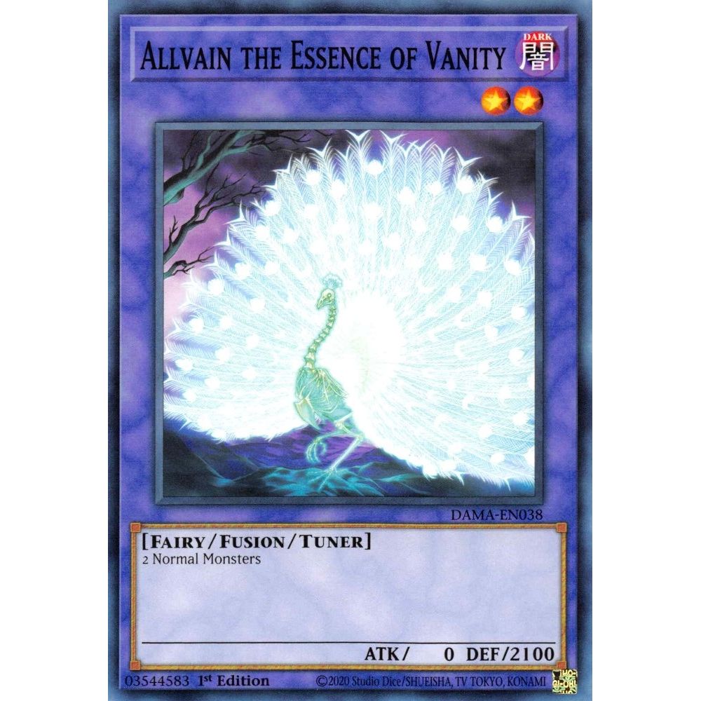 Image for Allvain the Essence of Vanity (DAMA-EN038) (DAMA) - YuGiOh