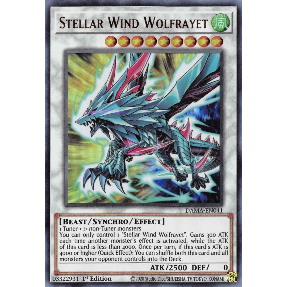 Image for Stellar Wind Wolfrayet (DAMA-EN041) (DAMA) - YuGiOh