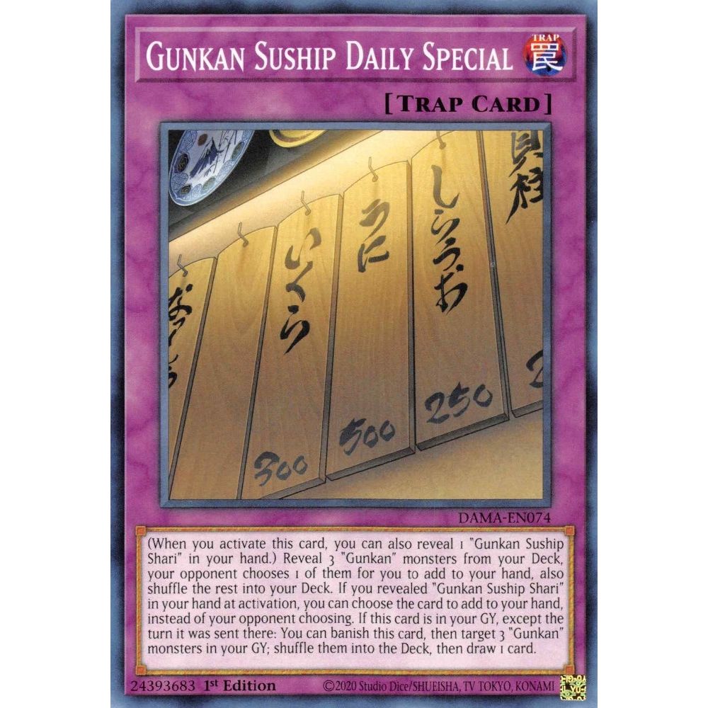 Image for Gunkan Suship Daily Special (DAMA-EN074) (DAMA) - YuGiOh