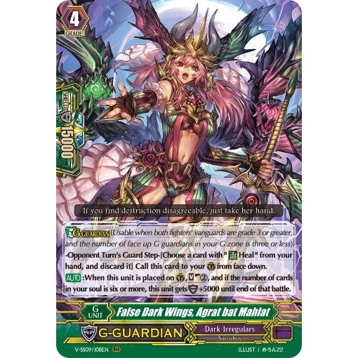Image for False Dark Wings, Agrat bat Mahlat (V-SS09/108EN) (V-SS09) - Cardfight Vanguard