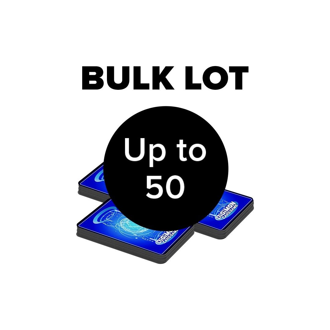 Image for Up to 50 Digimon Card Game Bulk Card Lot - Bulk Lots