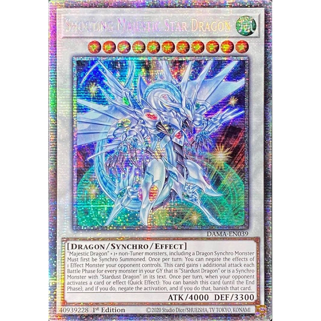 Image for Shooting Majestic Star Dragon (Starlight Rare) (DAMA-EN039) (DAMA) - YuGiOh