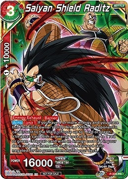 Image for Saiyan Shield Raditz (P-326) (TPR) - Dragon Ball Super: Masters