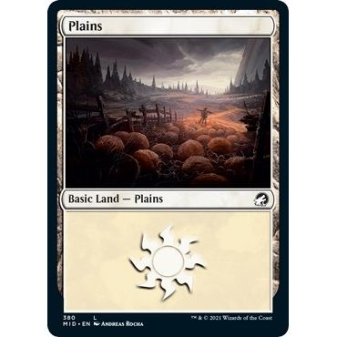 Image for Plains (380) (380) (MID) - Magic: The Gathering