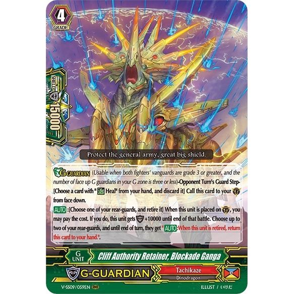 Image for Cliff Authority Retainer, Blockade Ganga (V-SS09/059EN) (V-SS09) - Cardfight Vanguard