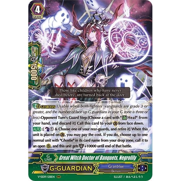 Image for Great Witch Doctor of Banquets, Negrolily (V-SS09/128EN) (V-SS09) - Cardfight Vanguard