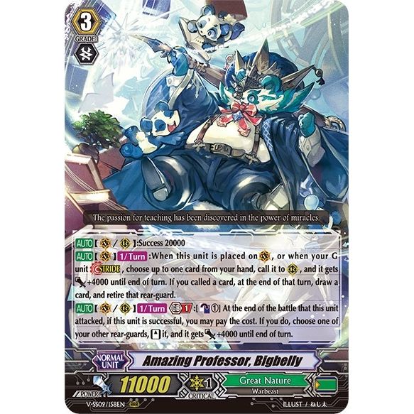 Image for Amazing Professor, Bigbelly (V-SS09/158EN) (V-SS09) - Cardfight Vanguard
