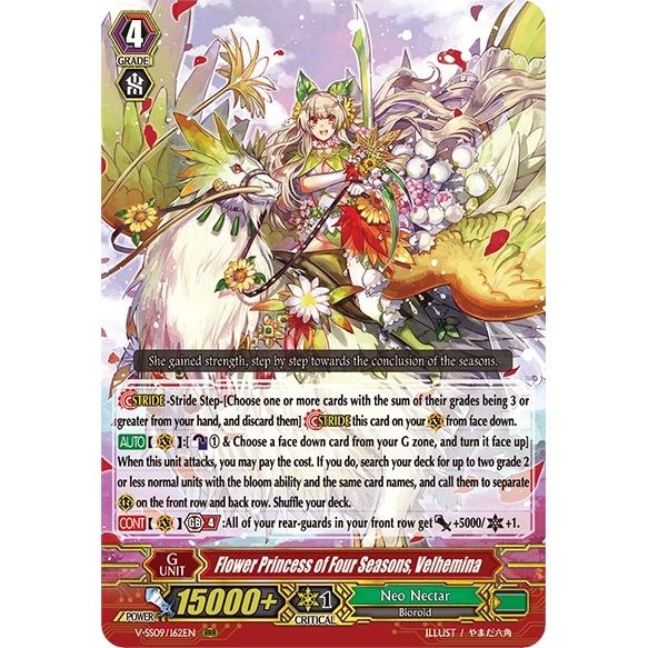 Image for Flower Princess of Four Seasons, Velhemina (V-SS09/162EN) (V-SS09) - Cardfight Vanguard