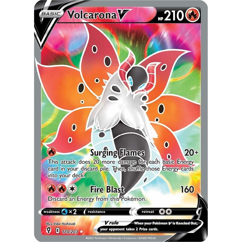 Image for Volcarona V (Full Art) (170/203) (SWSH07) - Pokemon