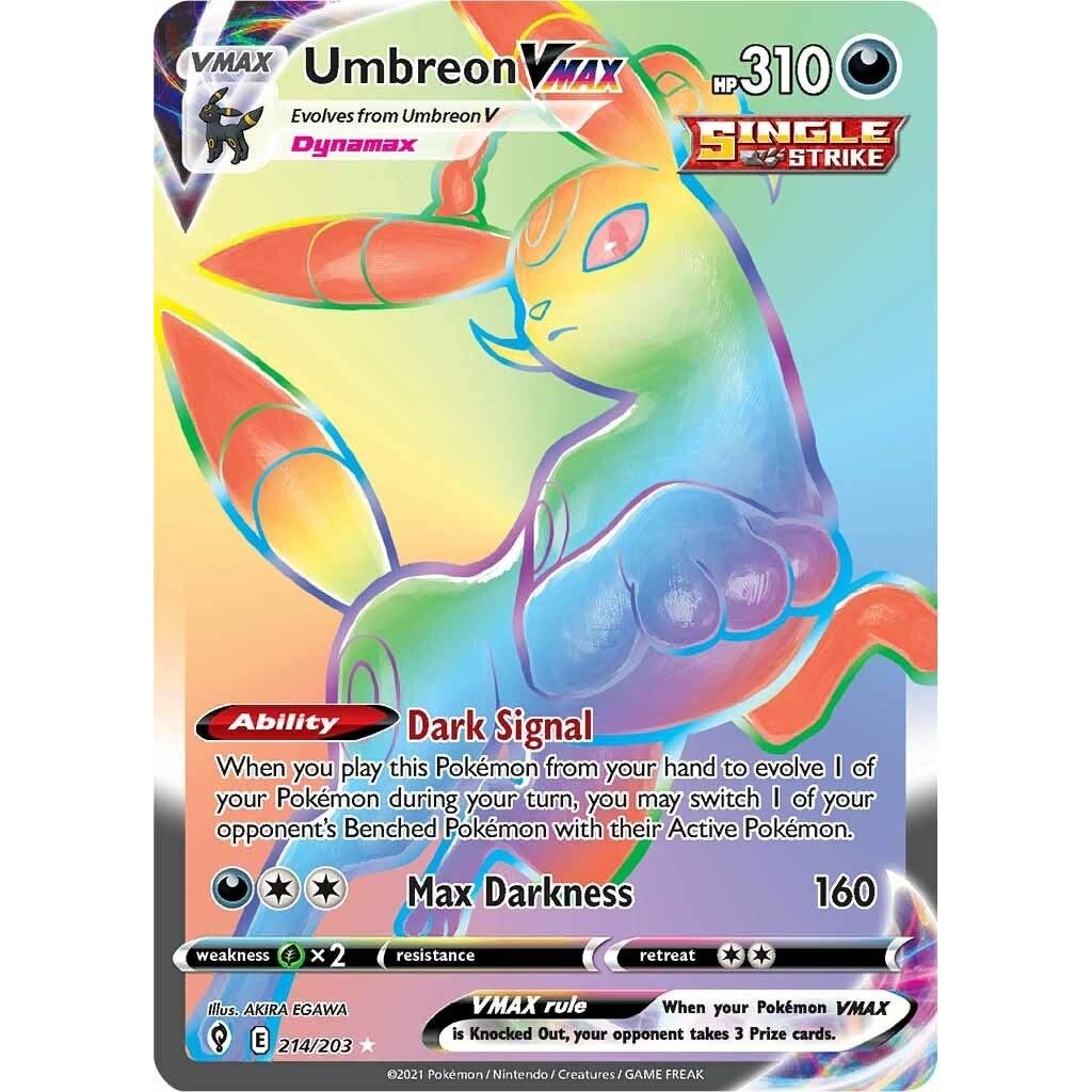 Image for Umbreon VMAX (Secret) (214/203) (SWSH07) - Pokemon