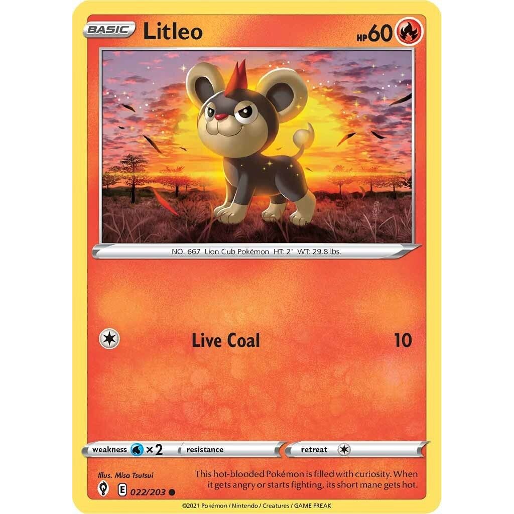 Image for Litleo (022/203) (SWSH07) - Pokemon