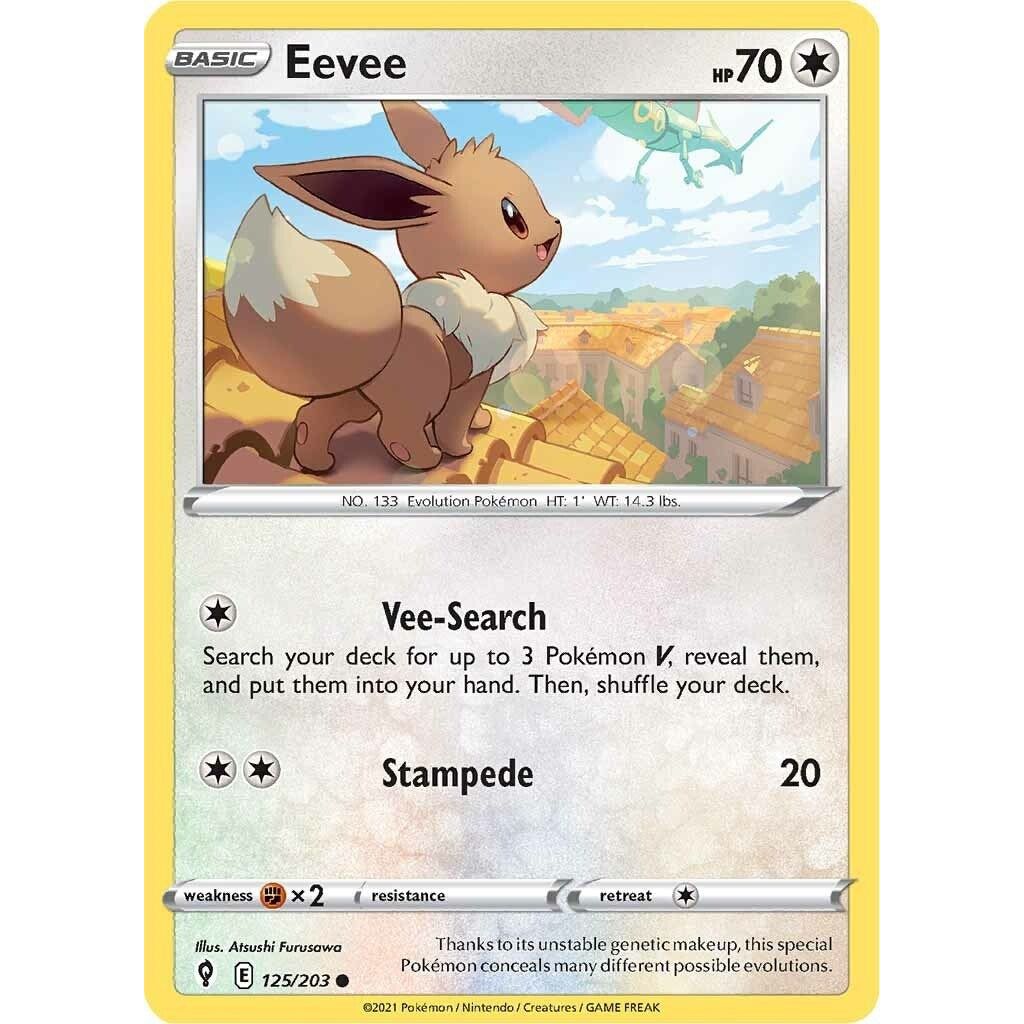 Image for Eevee (125/203) (SWSH07) - Pokemon