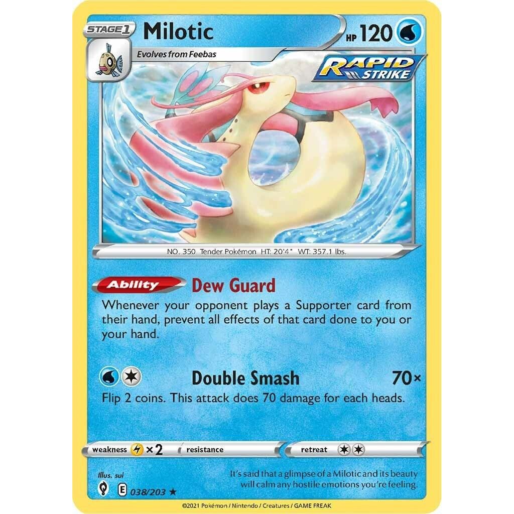 Image for Milotic (038/203) (SWSH07) - Pokemon
