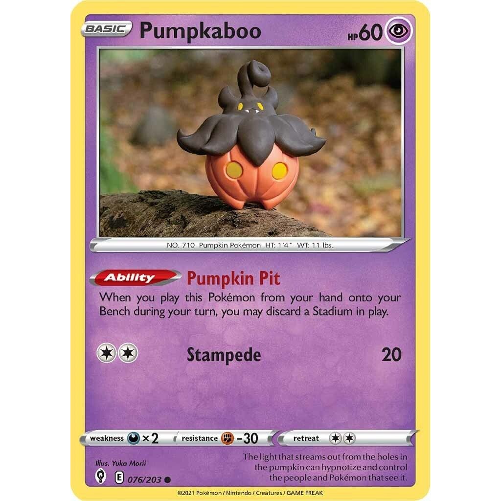 Image for Pumpkaboo (076/203) (SWSH07) - Pokemon