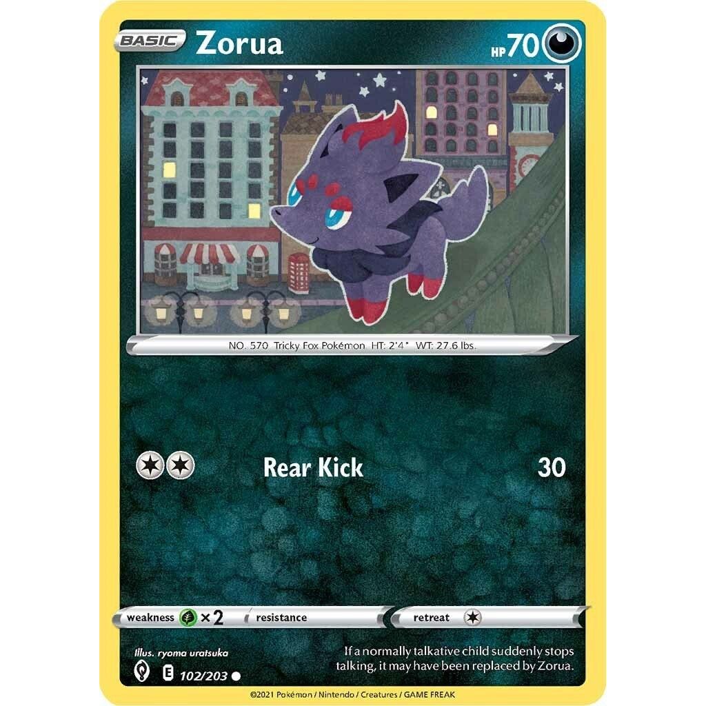 Image for Zorua (102/203) (SWSH07) - Pokemon