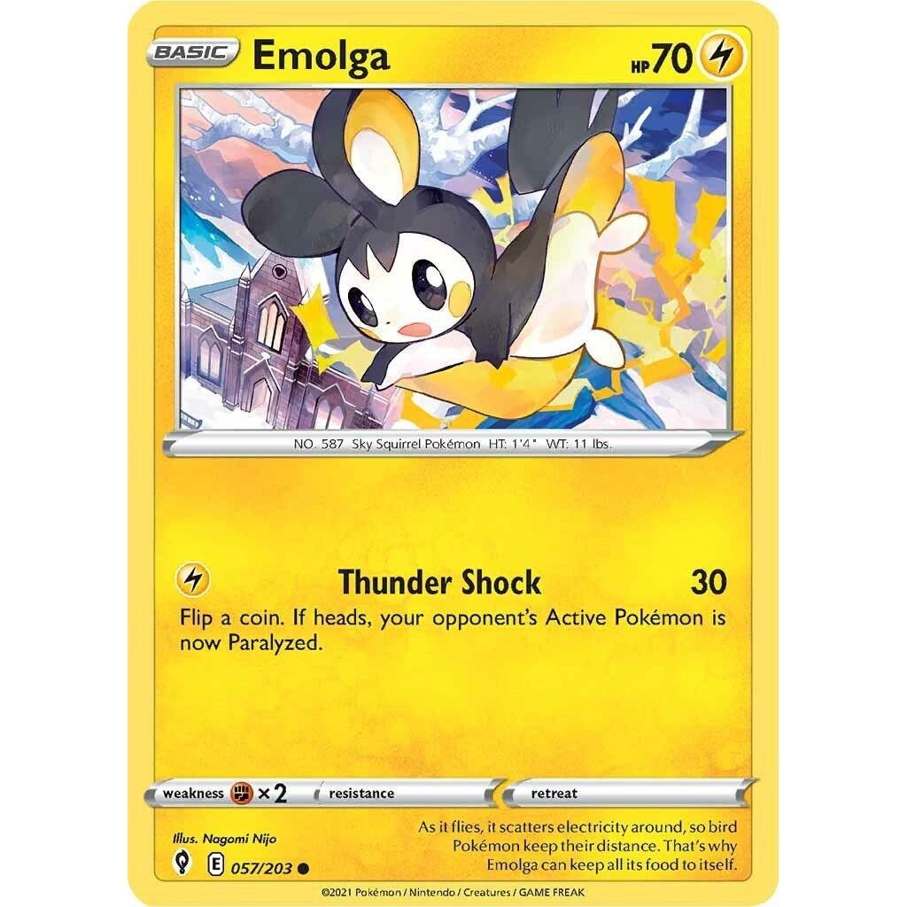 Image for Emolga (057/203) (SWSH07) - Pokemon