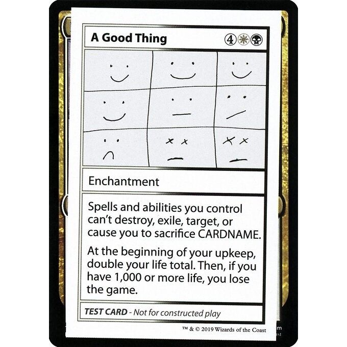 Image for A Good Thing (No PW Symbol) (CMB1) - Magic: The Gathering