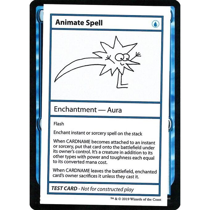 Image for Animate Spell (No PW Symbol) (CMB1) - Magic: The Gathering