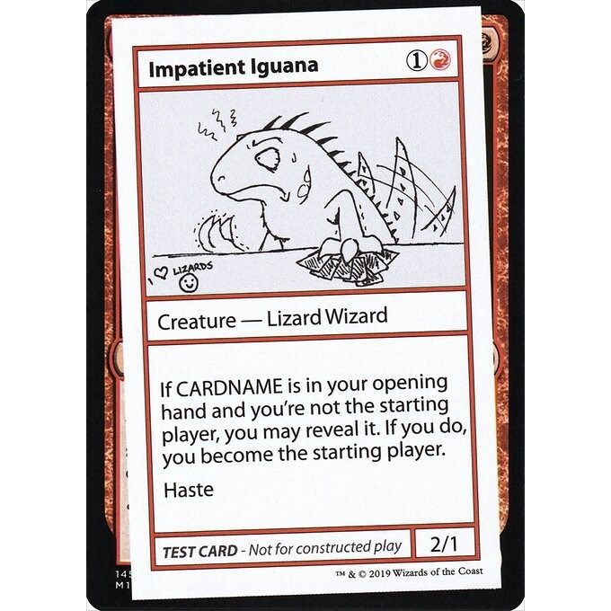 Image for Impatient Iguana (No PW Symbol) (CMB1) - Magic: The Gathering