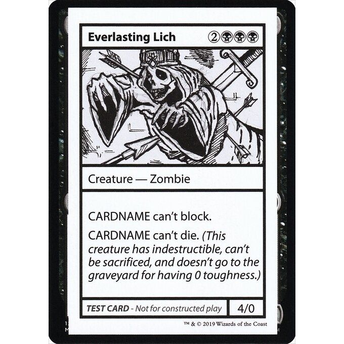 Image for Everlasting Lich (No PW Symbol) (CMB1) - Magic: The Gathering