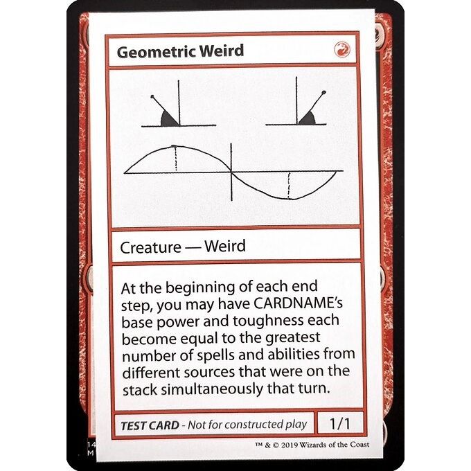 Image for Geometric Weird (No PW Symbol) (CMB1) - Magic: The Gathering