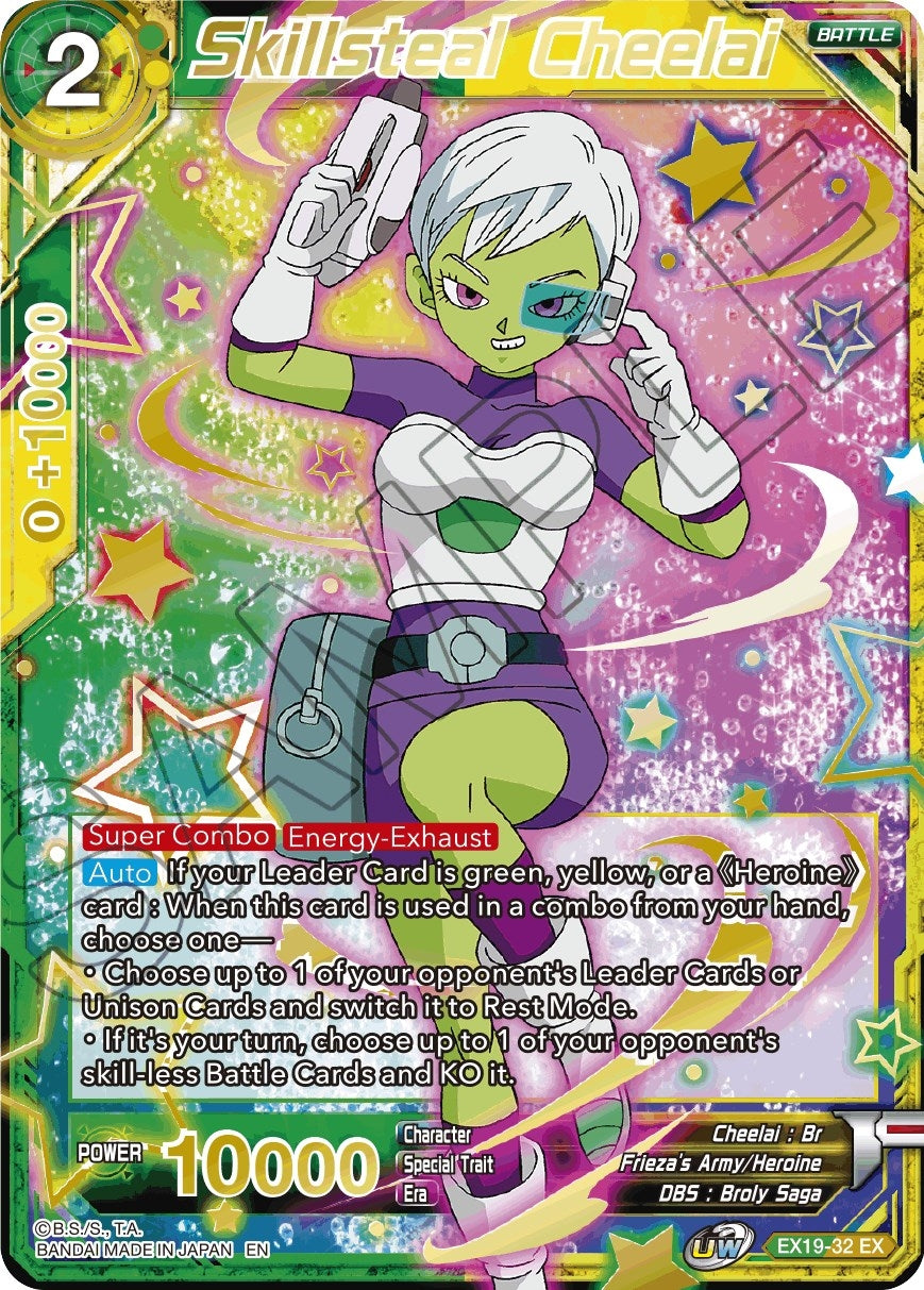 Image for Skillsteal Cheelai (EX19-32) (DBS-BE19) - Dragon Ball Super: Masters