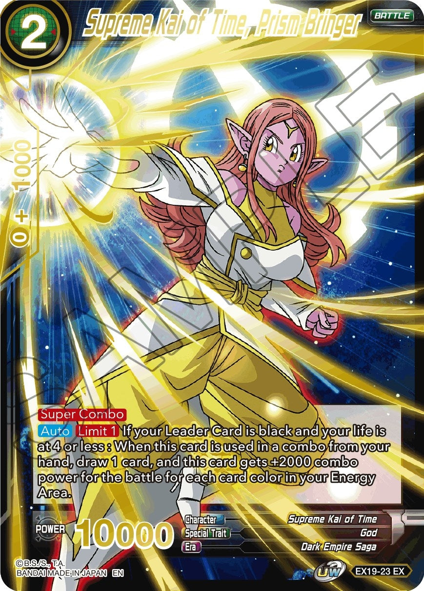Image for Supreme Kai of Time, Prism Bringer (EX19-23) (DBS-BE19) - Dragon Ball Super: Masters